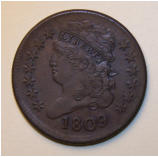 1809 Half Cent.