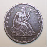 1861-O Half.