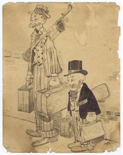 The Timeless Cartoon Characters. Original cartoon of Mutt & Jeff.