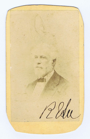 Signed Carte of Robert E. Lee. image