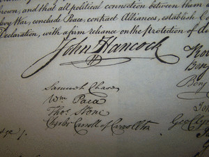 Declaration of Independence. image