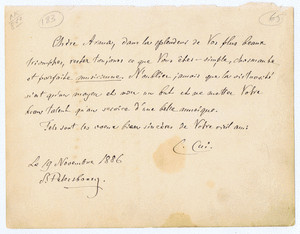 Celebrated Russian Composer César Cui – and Louis Spohr, Inventor of the Violin Chinrest. image