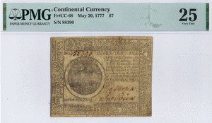 $7 Continental Currency. image